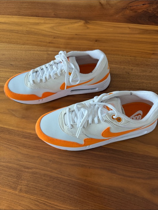 NEW-Nike White & Bright Ceramic Air Max 1 Golf Shoes main image 9